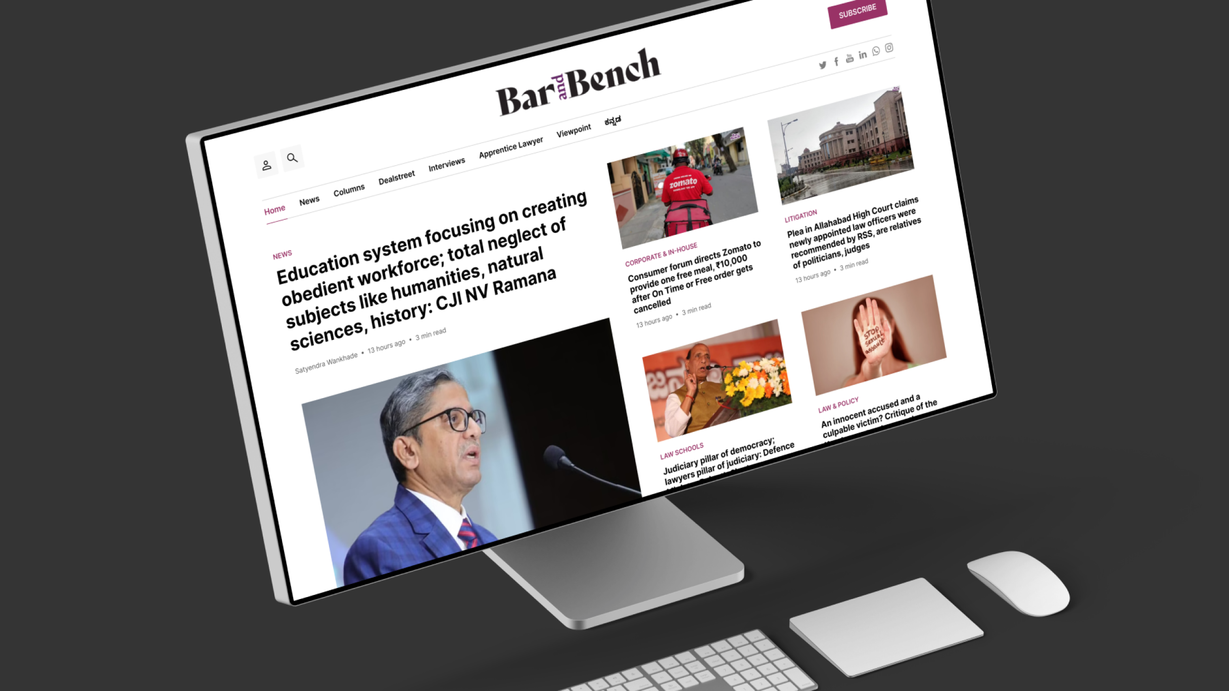 Bar and Bench digital publishing website