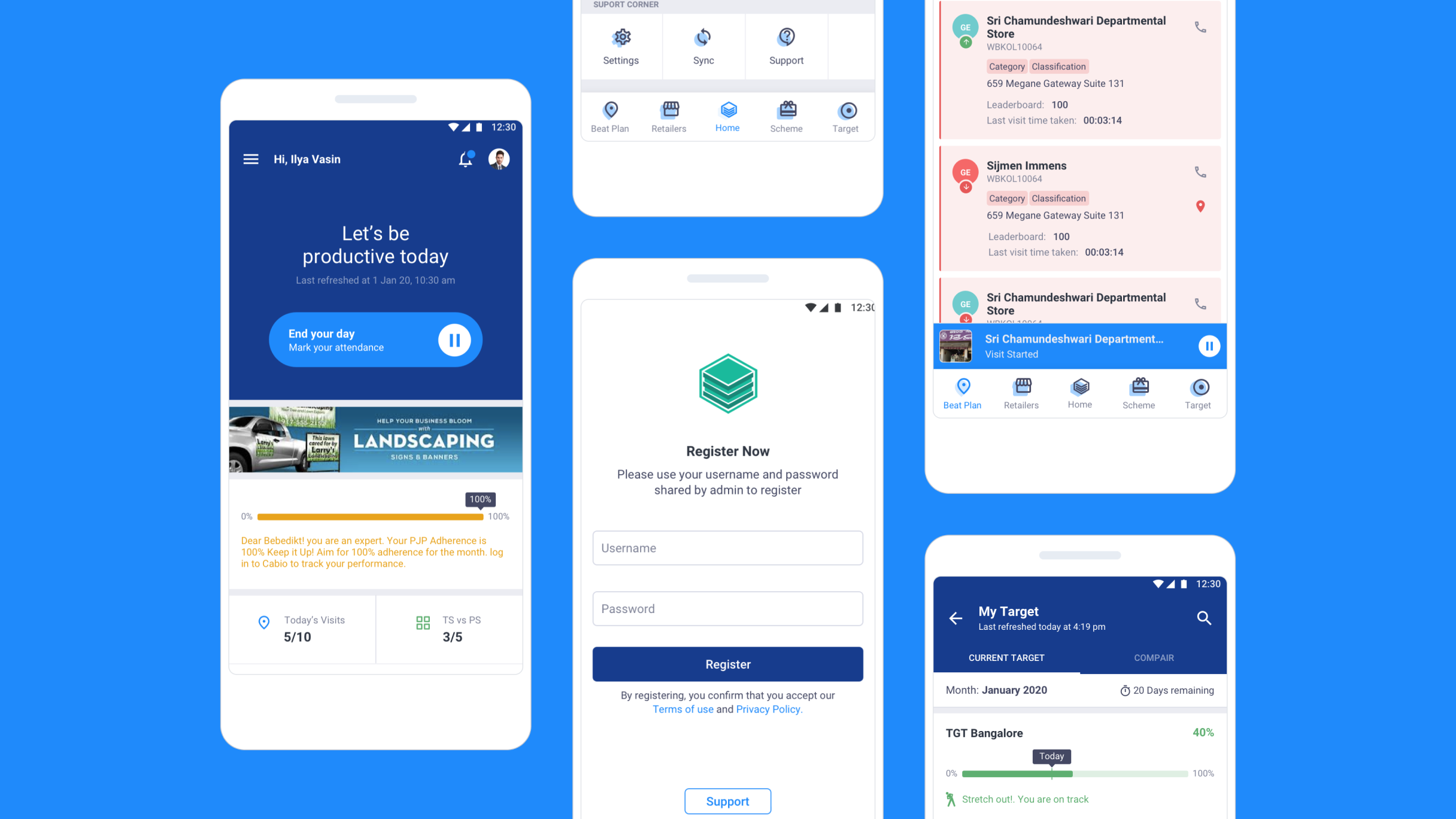 Finessart B2B SaaS mobile application