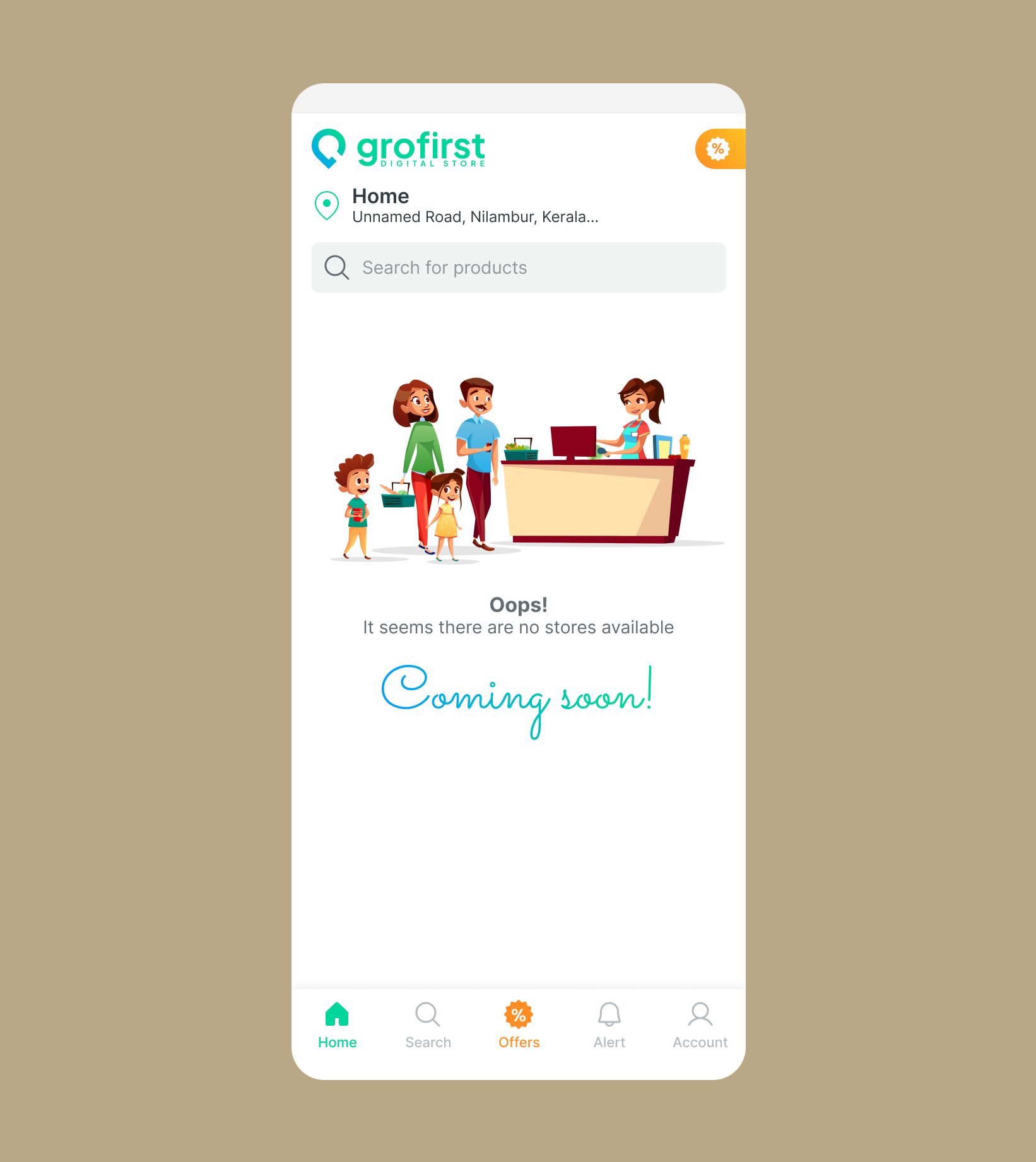 Grofirst product interface detail