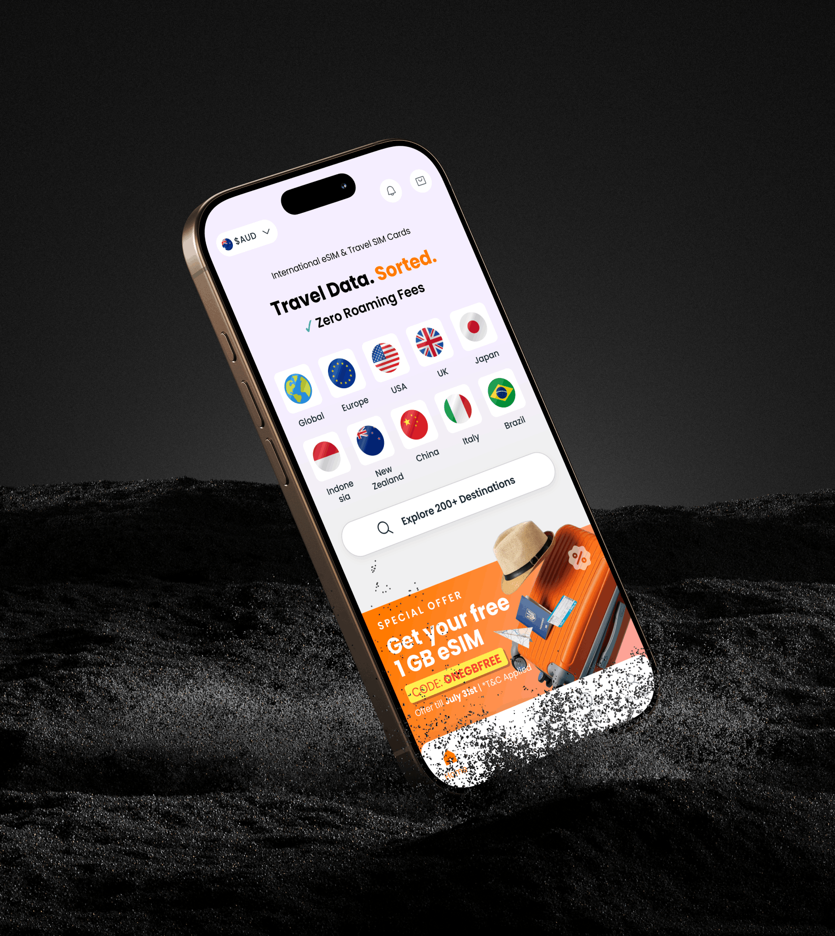 SimCorner product interface detail